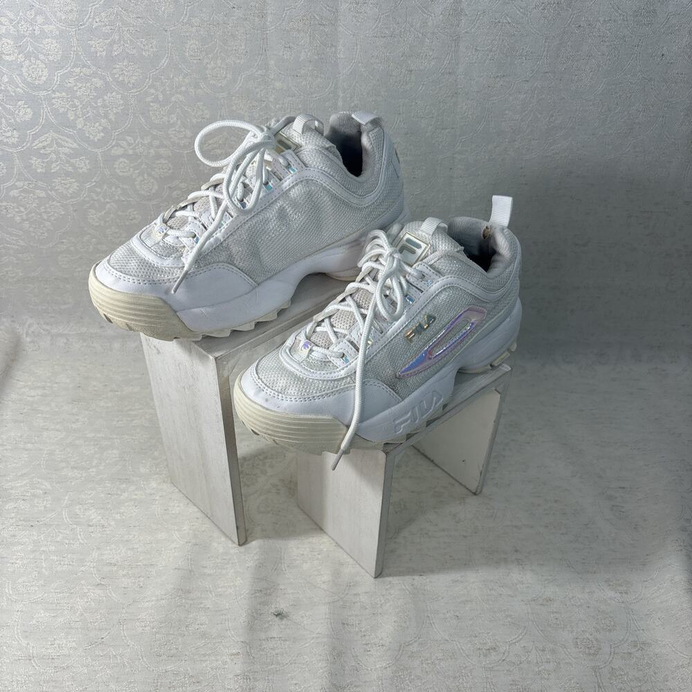 Fila White Athletic Shoes